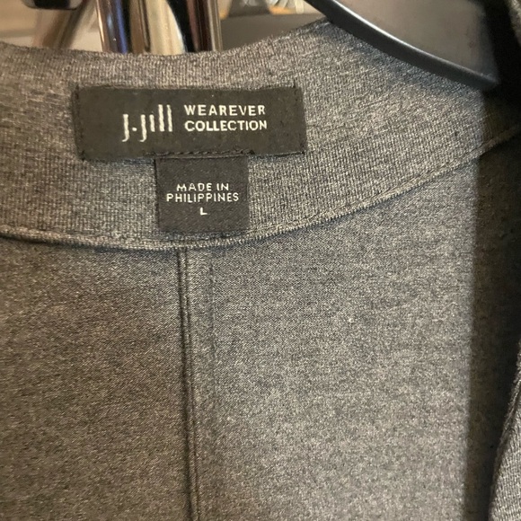 J Jill Grey Open Cardigan - EUC - Picture 3 of 4